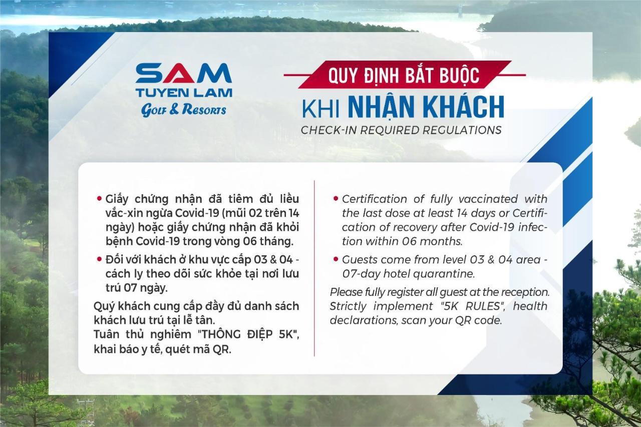 SAM Tuyen Lam Golf&Resorts Đà Lạt Exterior foto